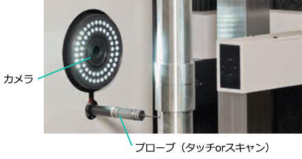 非接触の光学式シャフト測定機
