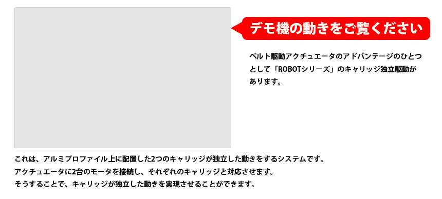 搬送システム導入の手軽や負担を軽減する高精度アクチュエーター。ローロン®  