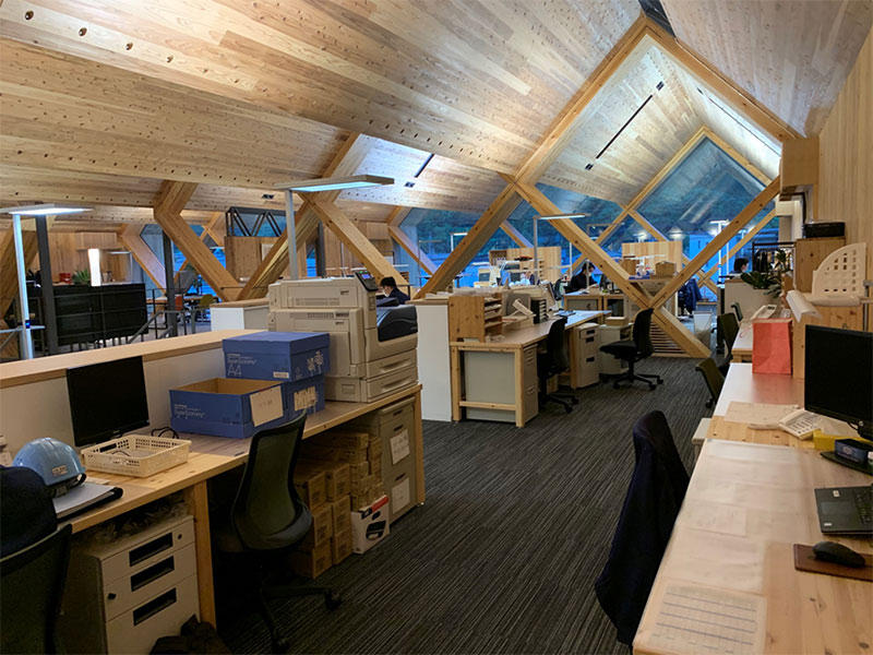 木造建築オフィス施工例